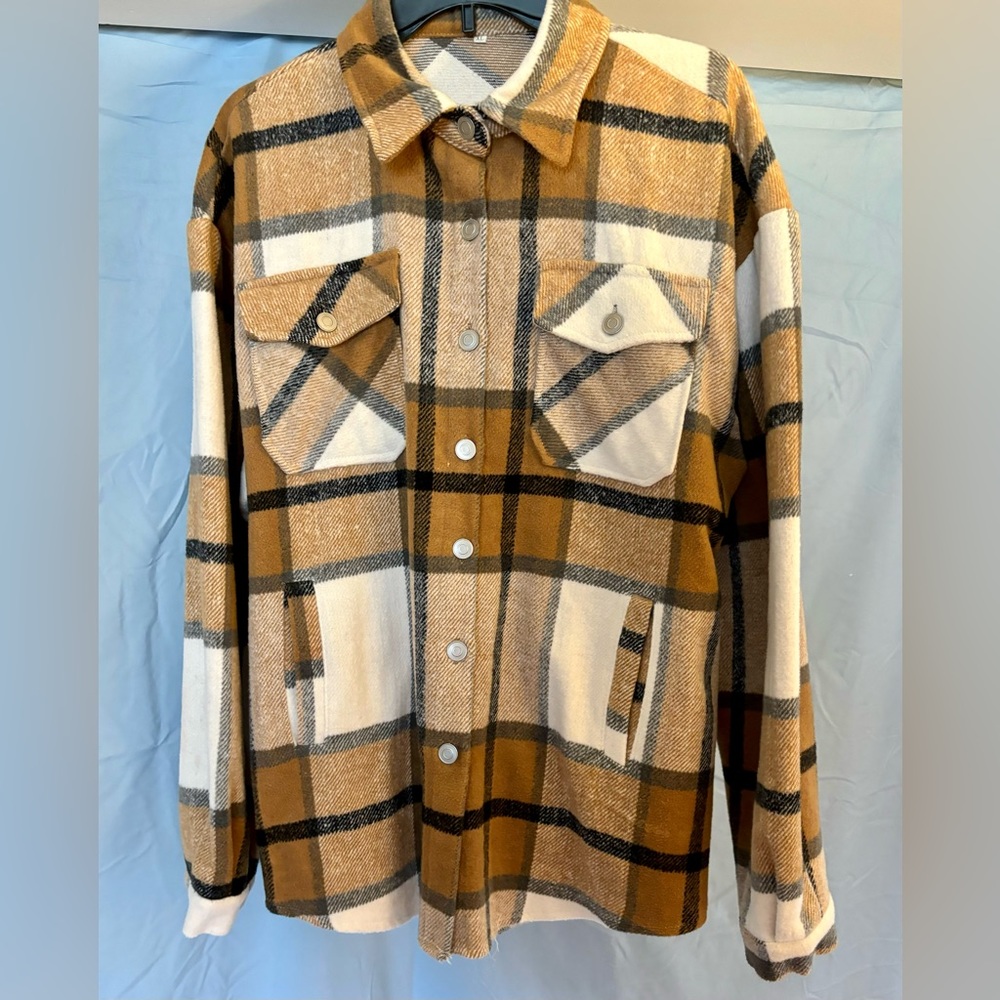 🤍🖤🤎Plaid Jacket 🤎🖤🤍